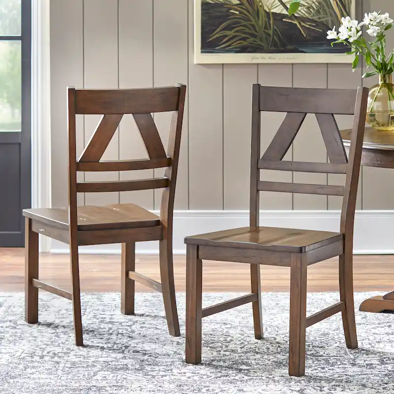 Simple Living Vintner Country Style Dining Chairs (Set of 2)