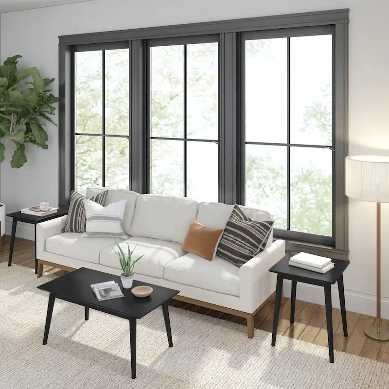 Plank and Beam Mid-Century Rectangular Coffee Table - 40