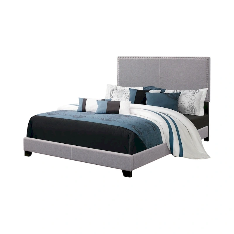 Boyd Transitional Fabric Upholstered Panel Bed