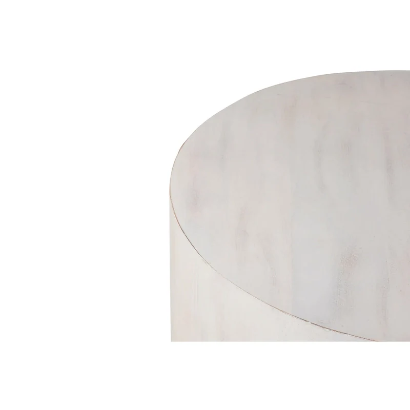 Krissa 30  Round Mango Wood Coffee Table