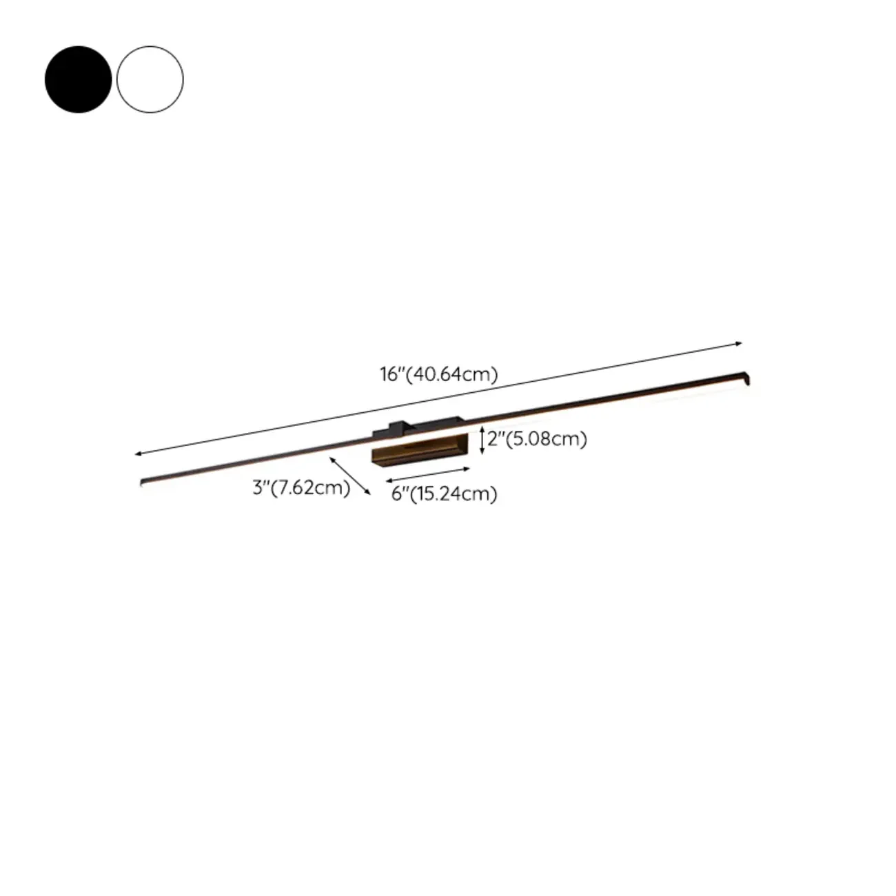 Bathroom Long Linear Silica Gel Vanity Light Fixture