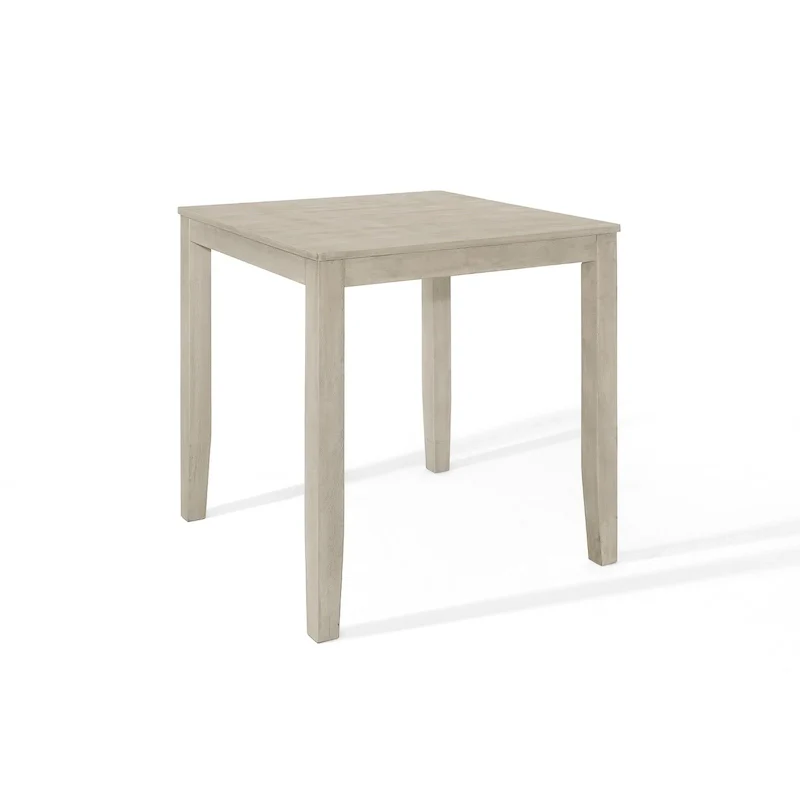 Counter Height Dining Table, Clean-Line Modern Design, Gray Finish