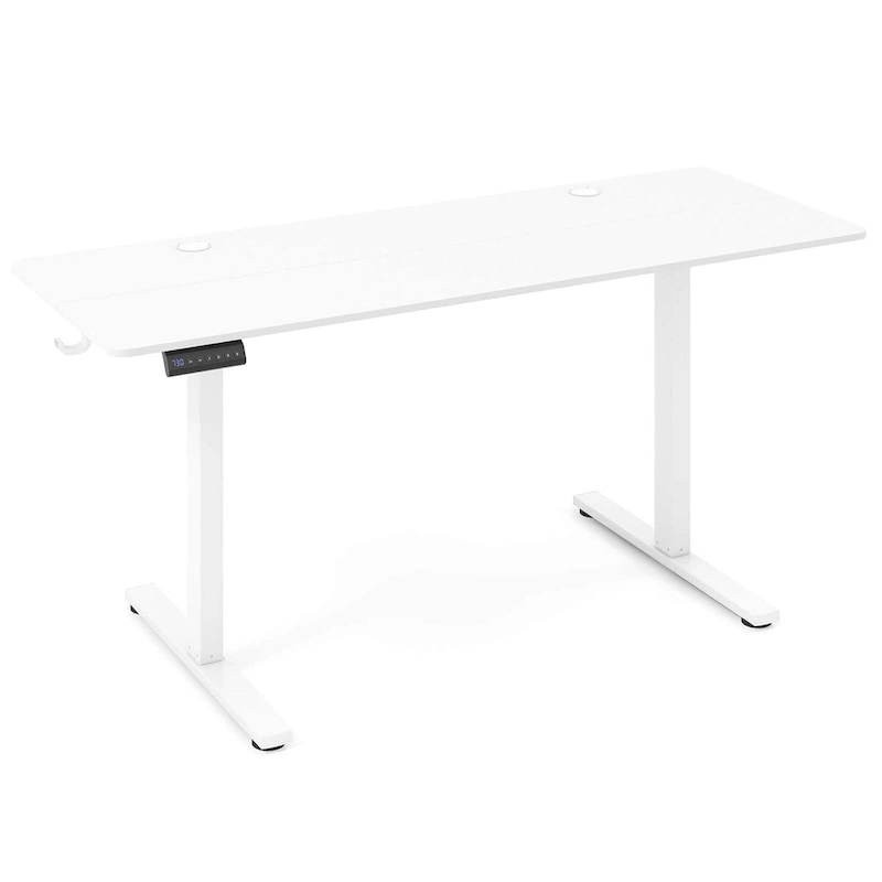 Costway 63 x 24 Inch Sit Stand Desk Height Adjustable Electric - See Details