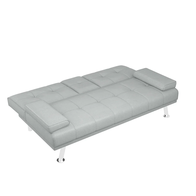Sleeping Functional Sofa,Folding Sofa,Folding Bed,Leather
