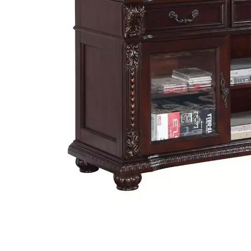 Acme Furniture Anondale TV Stand for TVs up to 60" Cherry Finish