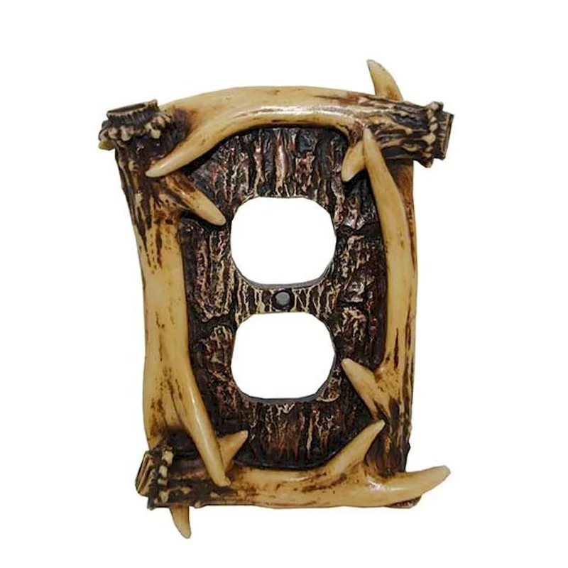 Paseo Road by HiEnd Accents Antler Wall Plate