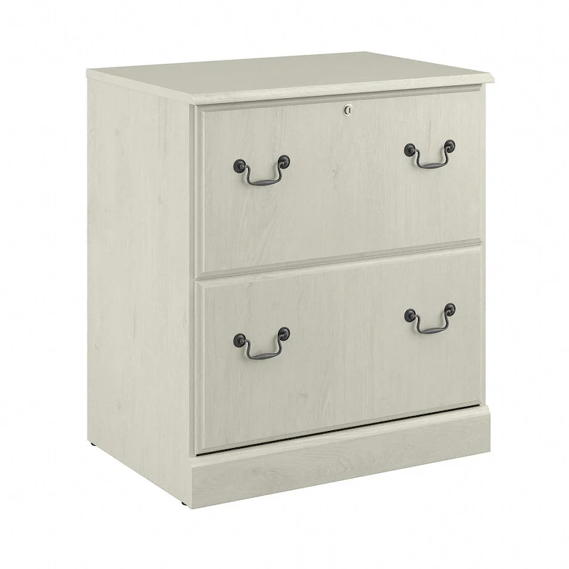 Bush Furniture Saratoga Lateral File Cabinet in Harvest Cherry