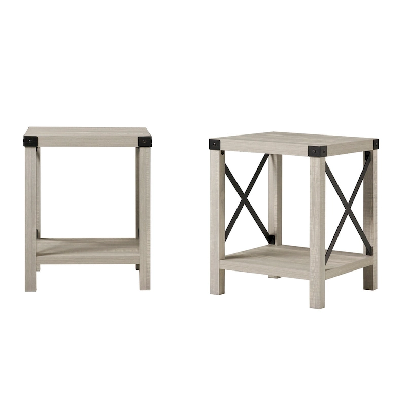 Middlebrook Kujawa 18-inch X-side Accent Table (Set of 2)