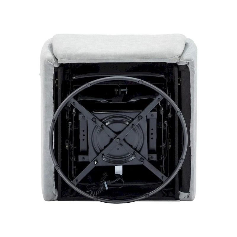 270 Degree Swivel Electric Recliner with a Phone Holder