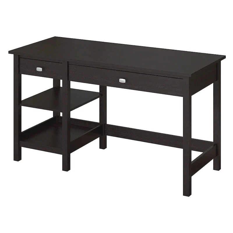 Broadview 54W Computer Desk with Shelves by Bush Furniture