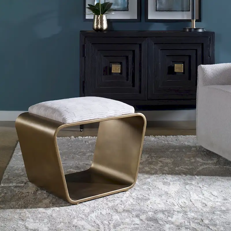 Small Gold Bench