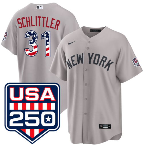 Cam Schlittler New York Yankees USA 250 Fourth of July Road Jersey