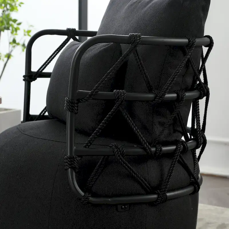 Upholstered Swivel Accent Chair Living Room Chair