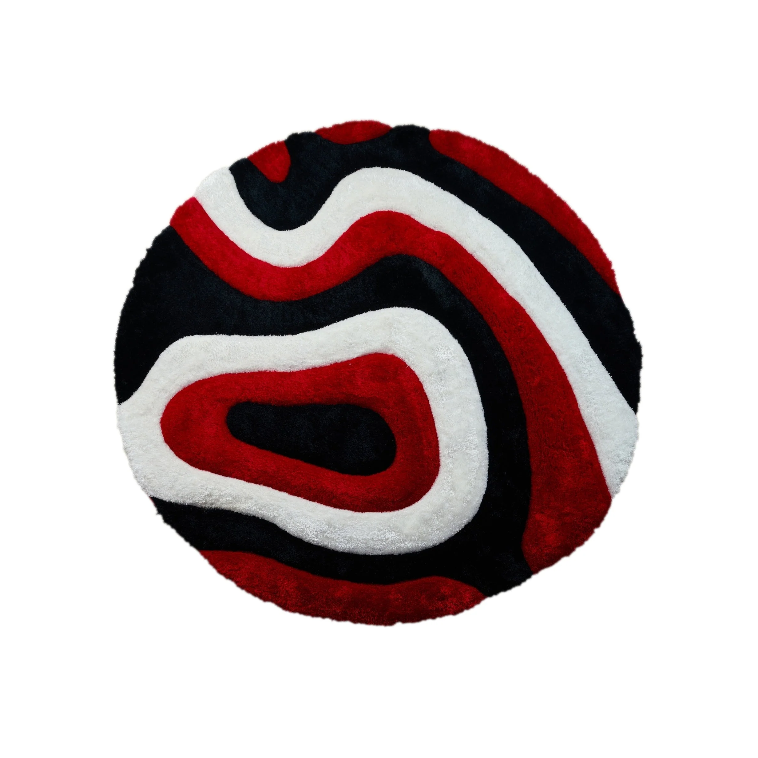 Mateos Shag Abstract Designed Area Rug