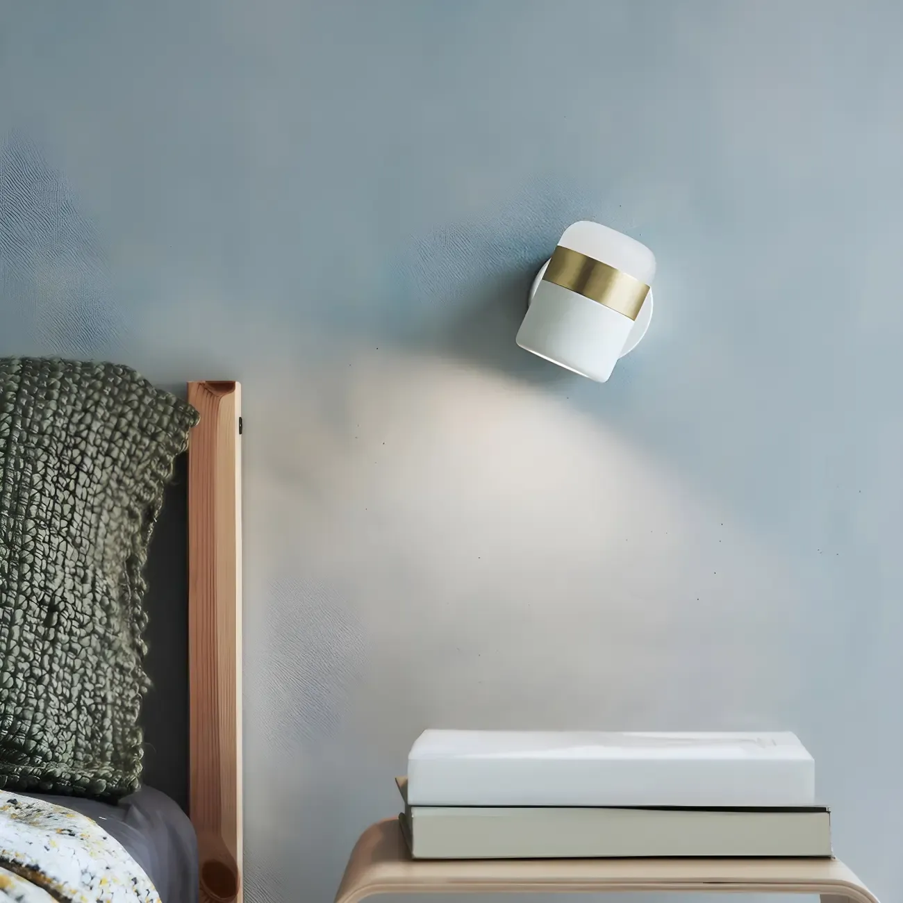 Modern 2-Light Cylinder Adjustable Wall Sconce