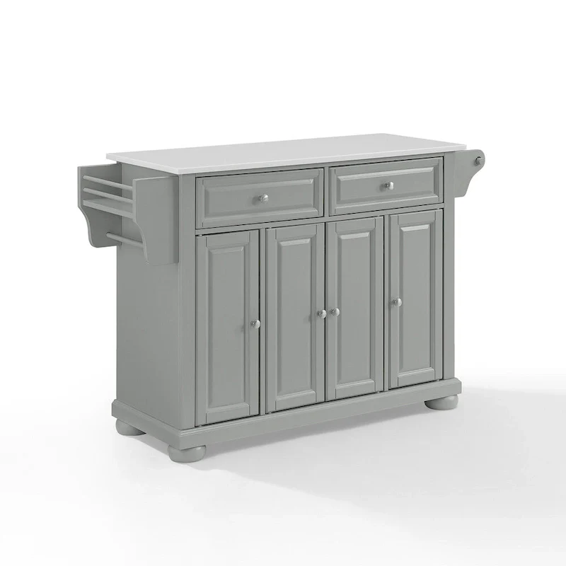 Alexandria Granite Top Kitchen Island - 18d x 51.5w x 36h