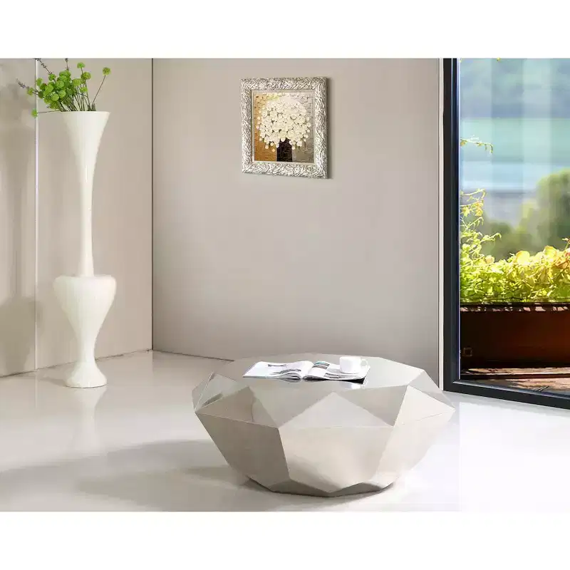 Meridian Furniture,Gemma Silver Coffee Table