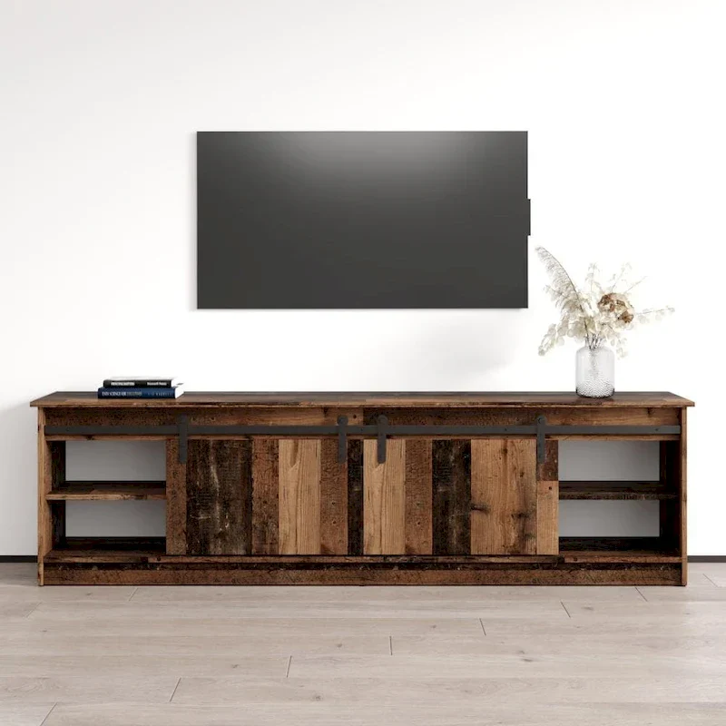 Modern Fireplace TV Stand