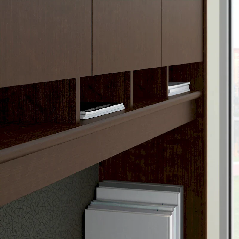 Series C 60W Desk with Hutch and Drawers by Bush Business Furniture