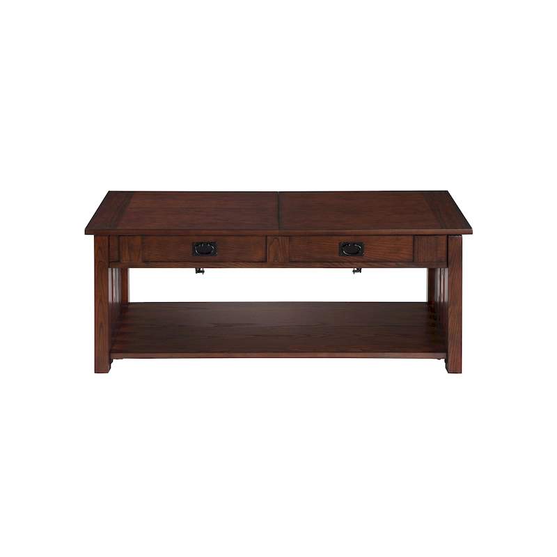 DH BASIC Mission 46-inch Wood Lift Top Coffee Table