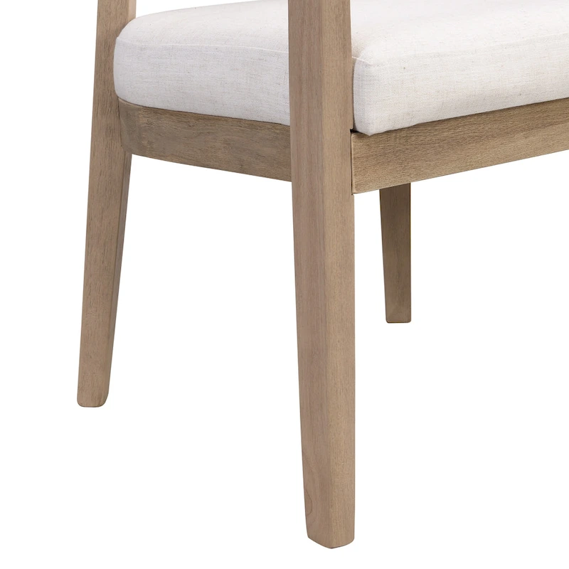 Christopher Knight Home - Carter Modern Dining Armchair Set of 2 with Upholstered Seating and Solid Wood Frame