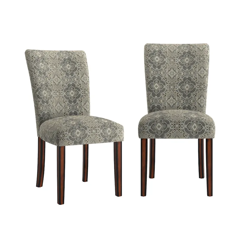 Dinant Print Parsons Dining Side Chairs (Set of 2)