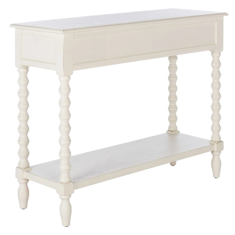 SAFAVIEH Henretta 2-Drawer Console Table - 35.5  W x 13  L x 29.5  H - 35.5  W x 13  L x 29.5  H - 36Wx13Dx30H