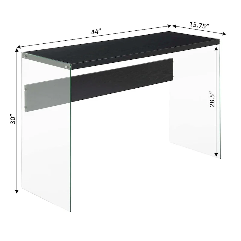 Convenience Concepts SoHo Glass Console Table/Desk