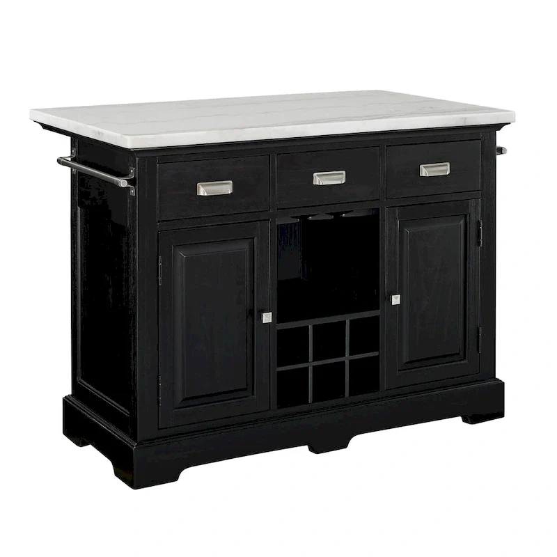 Steve Silver Ariana Marble Top Kitchen Island