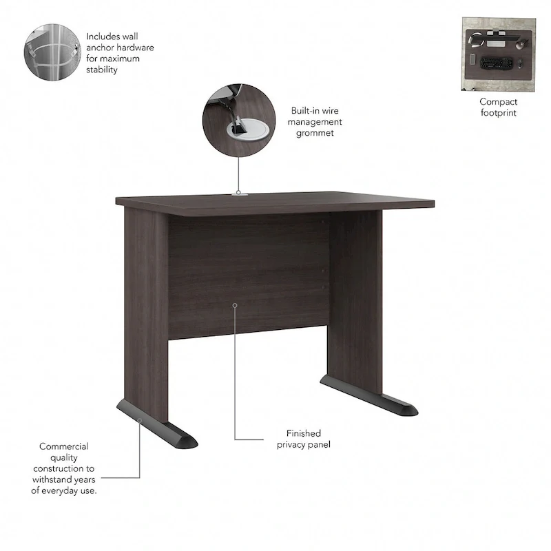 Studio A 36W Small Computer Desk by Bush Business Furniture