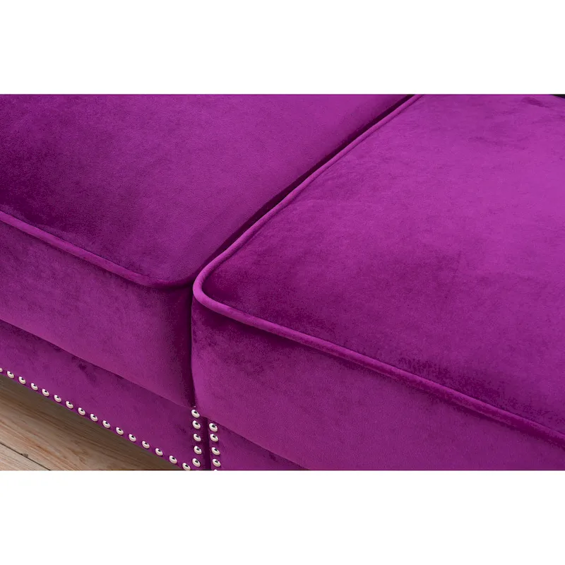 Legend Furniture Covertible Velvet Sofa Bed Sleeper