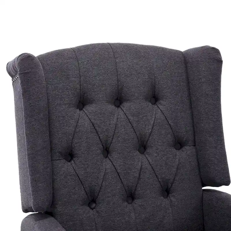 Multi-gear adjustable lounge chair 360 degrees full rotation rocking chair