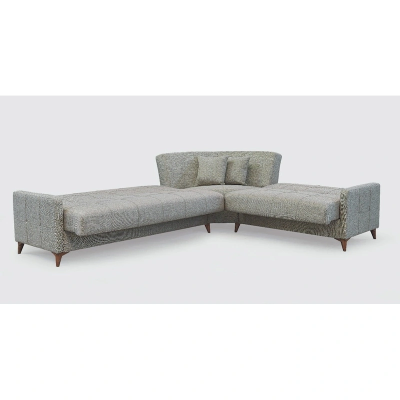 Nazim Fabric Convertible Sleeper Sectional Sofa