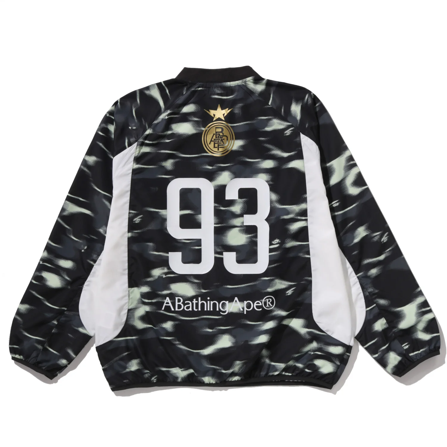SCREEN CAMO FOOTBALL LOGO RELAXED FIT CREWNECK SWEATSHIRT MENS