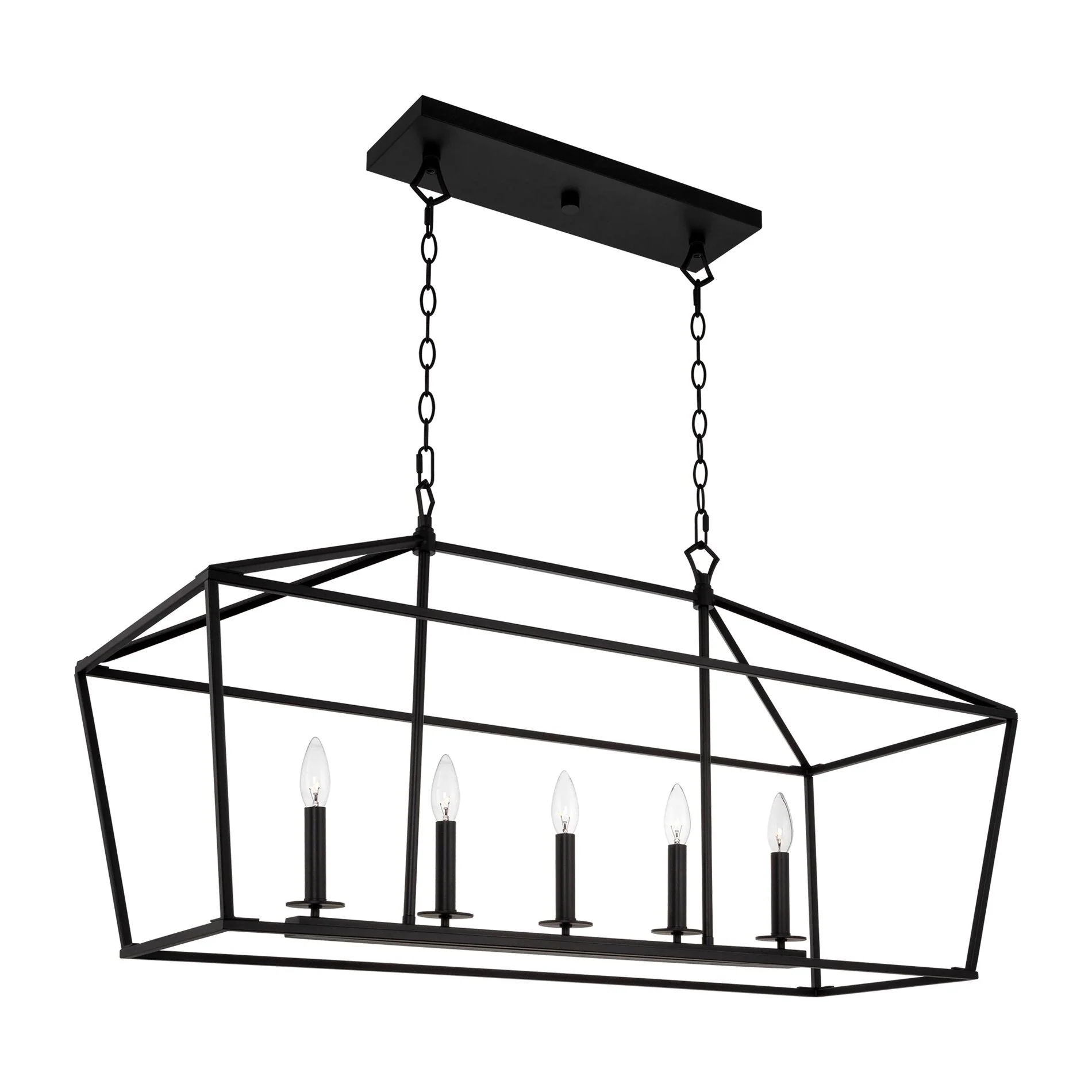 Burke 40 5-Light Large Modern Lantern Island Light