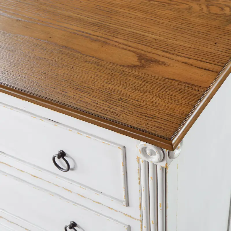 Joneigh Traditional Solid Wood 4-Drawer Chest by