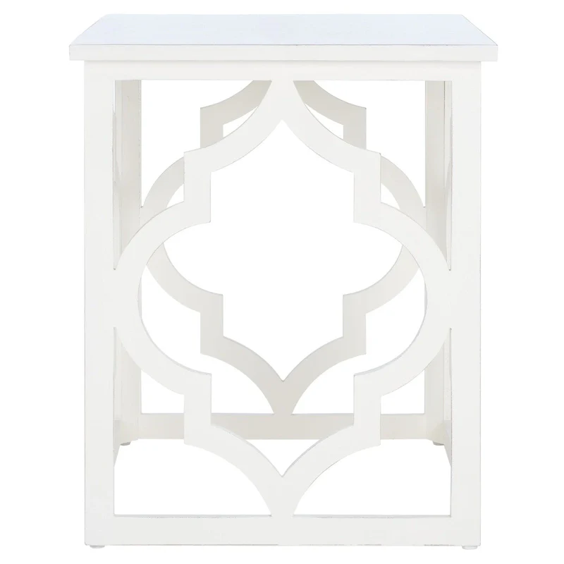 Silver Leaf End Table - 19 W x 19 D x 23 H