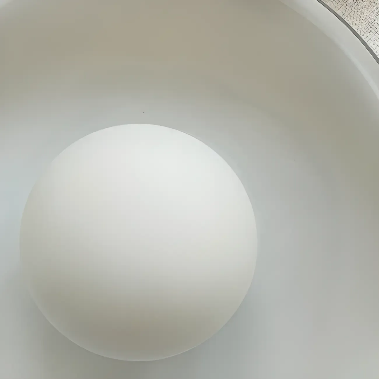 Modern Green Circular Glass Semi Flush Ceiling Light