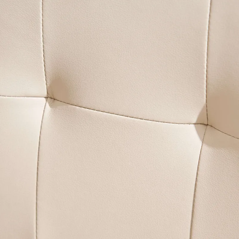 FERPIT Faux Leather Tufted Upholstered Dining Chairs Set of 2 - 17.5W x 23D x 36.5H