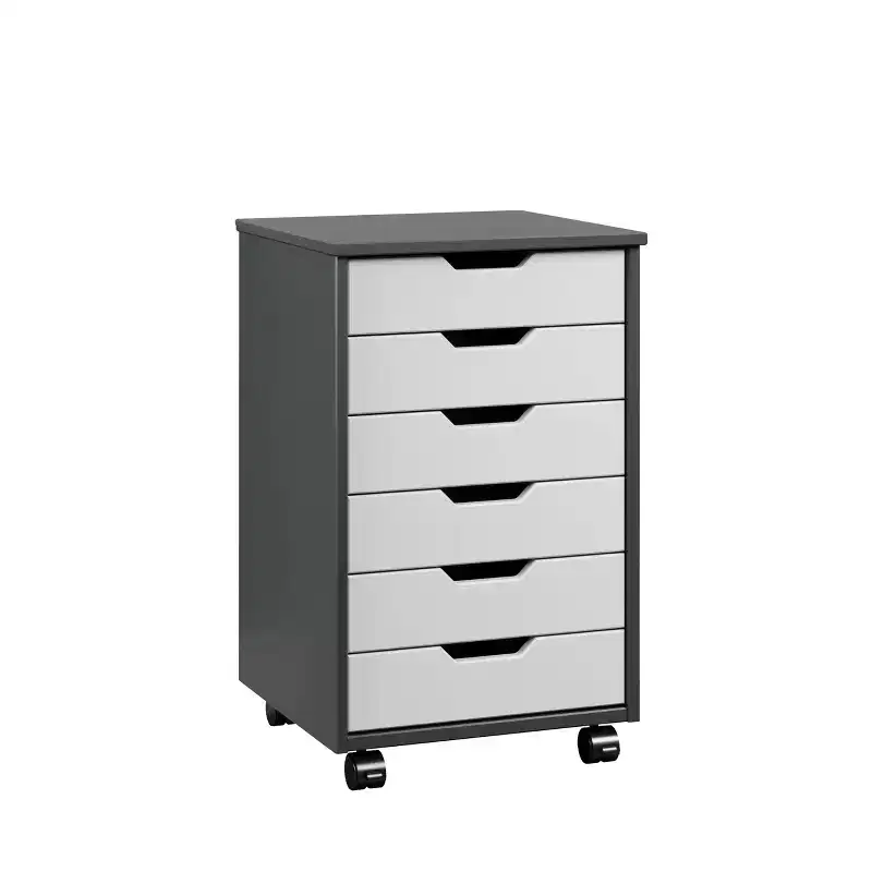 Trendfurn Omnia Wide 6 Drawer Roll Cart