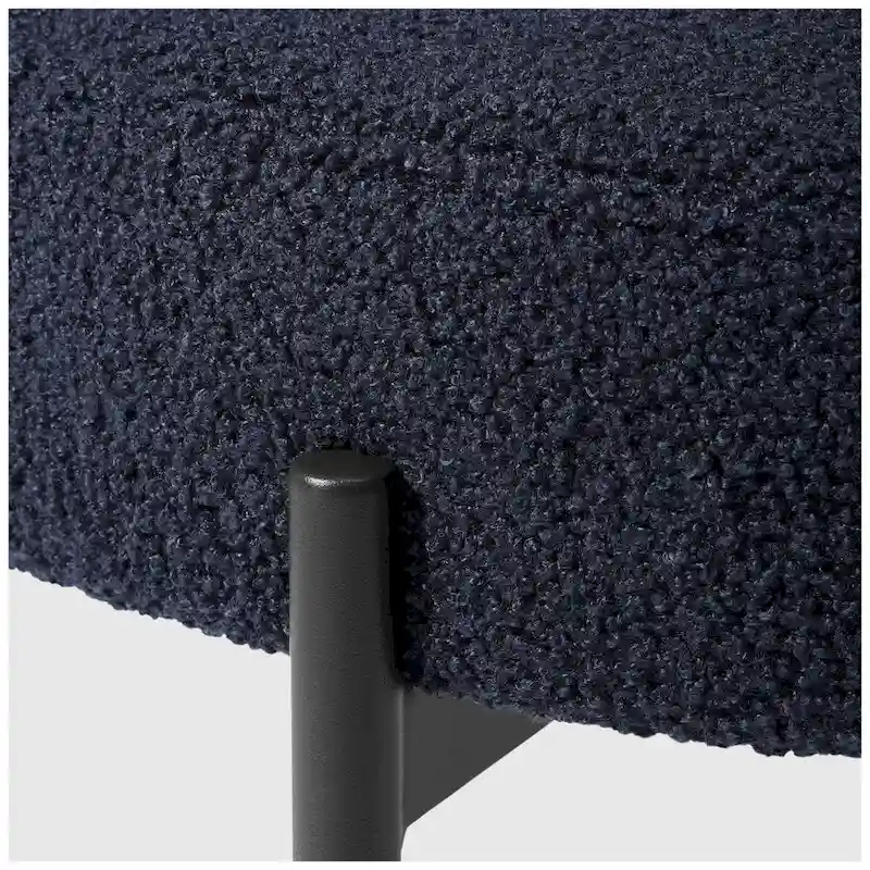 Bayville Mid-Century Curved Back Fabric Upholstered Metal Dining Chair (Set of 4)