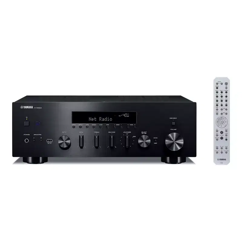 Yamaha R-N600abl Network Audio Receiver And Pb-12W 12 Outlet Smart Surge Protector