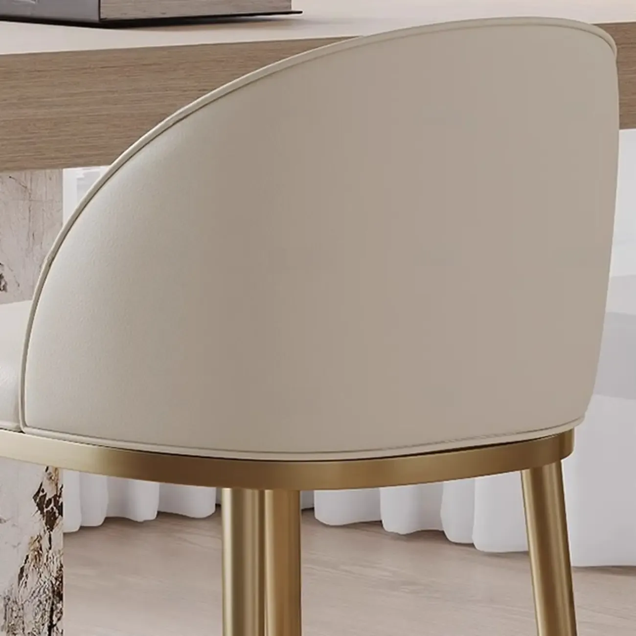 Mid Century Modern Leather Bar Stools Counter Height