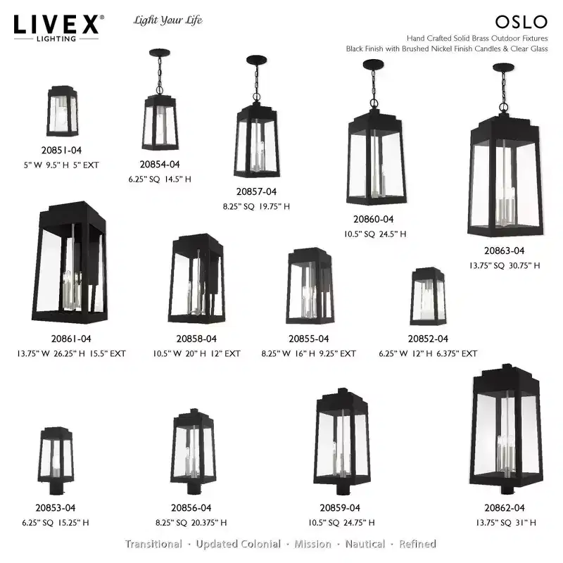 Livex Lighting Oslo 3 - Light Wall Light in Black