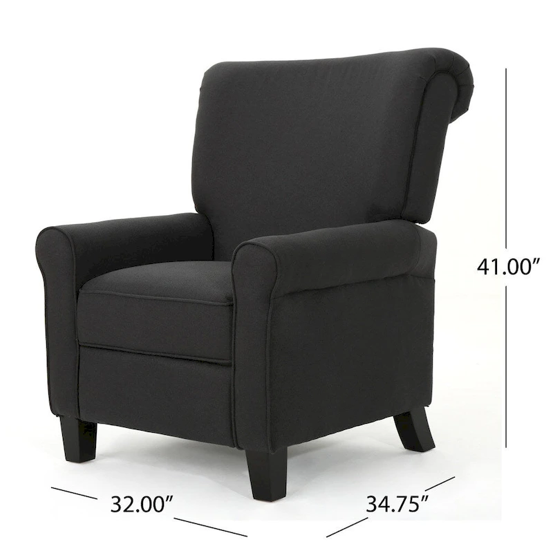 Thalia Traditional Fabric Recliner by Christopher Knight Home