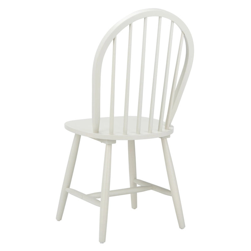 SAFAVIEH Delcie Spindle Oval Back Dining Chair (Set of 2) - 17.9  x 19.7  x 37  - 18Wx20Dx37H