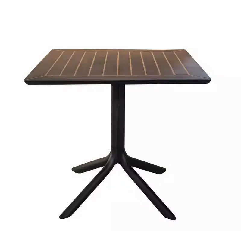Amazonia Samba 3pc Cane Patio Bistro Set Black