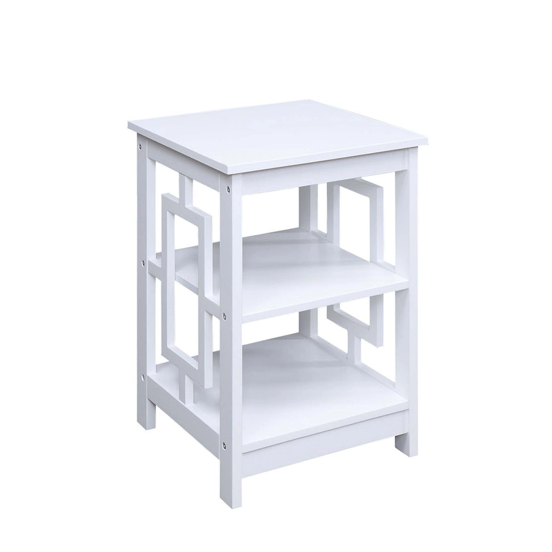 Convenience Concepts Town Square End Table with Shelves