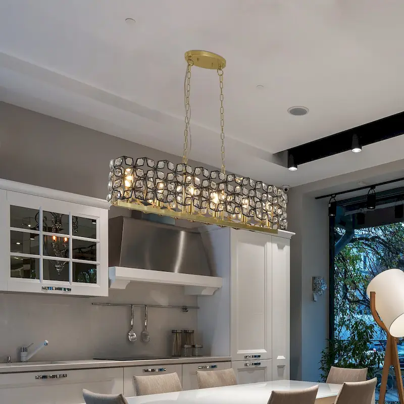 LARGE CHANDELIER CRYSTAL lamp