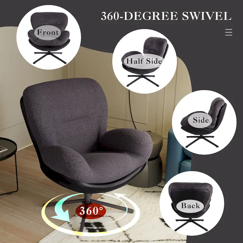 Swivel Single Accent Chair